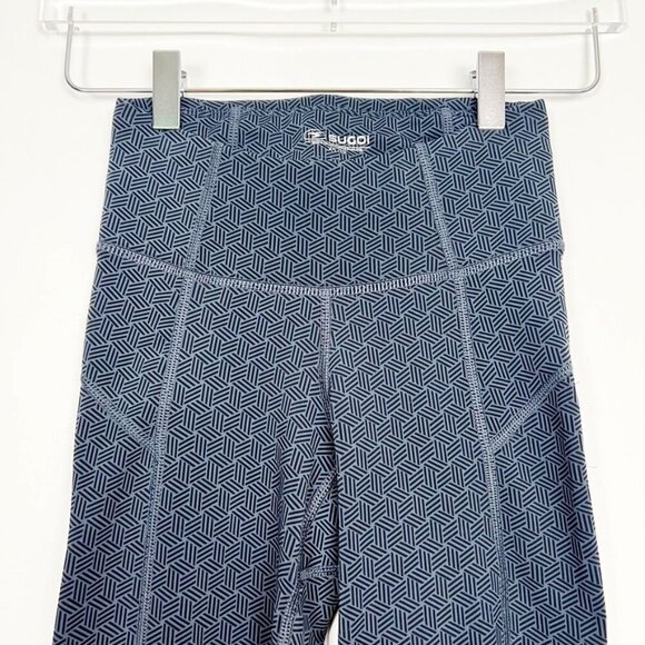 Sugoi Leggings Women's XS Midzero Thermal Running Tights Fleece Lined Geo Print - Picture 2 of 14